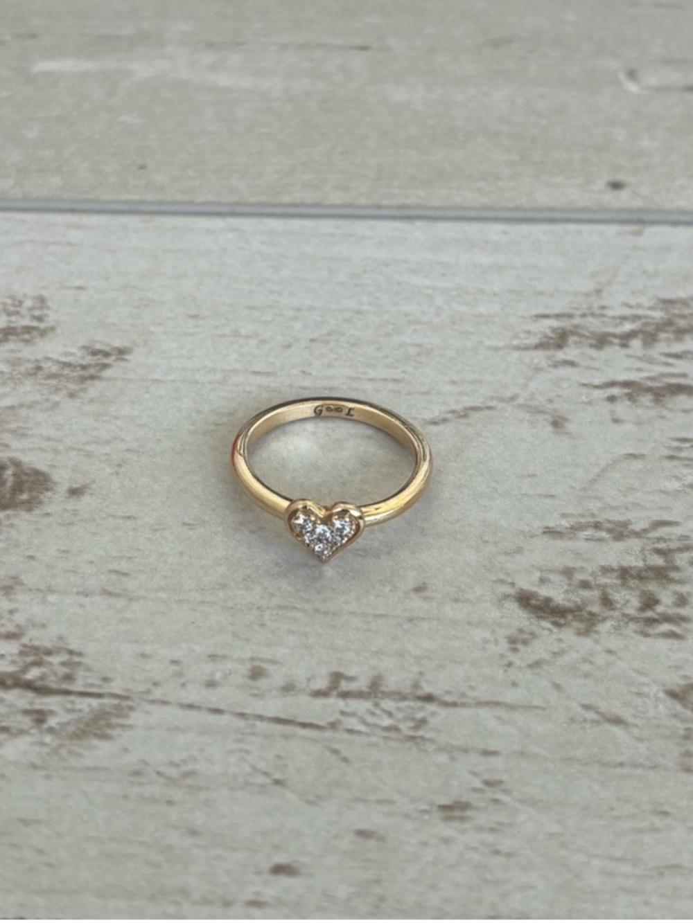 James Avery Gold Heart Ring